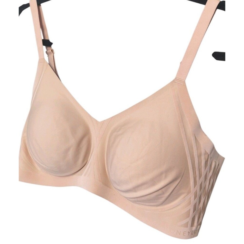 Honeylove Silhouette Wireless Bra Woman's Size 2X Shaping Comfort Tan